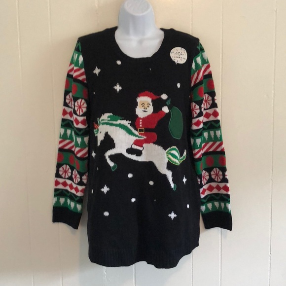 Light up Ugly Christmas Sweater - Picture 2 of 4